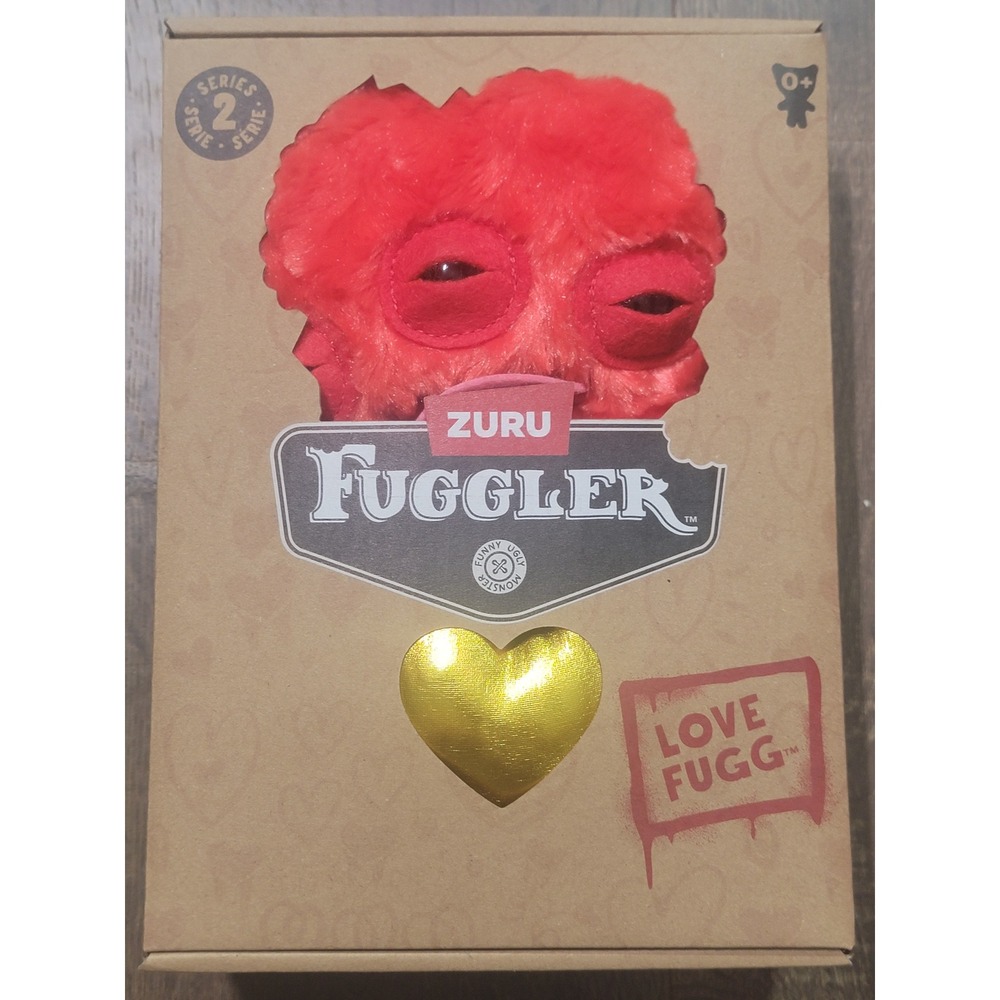 Zuru Fuggler Series 2 Love Fugg Red Heart‎ Monster Plush Toy